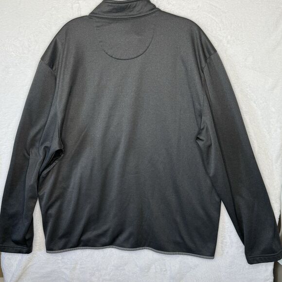 Callaway Quilted Golf Jacket Full Zip Mens XXL 2XL Gray/ Black - Polyester - Picture 10 of 14